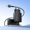 Мережевий зарядний пристрій Hoco N71 USB A + USB C QC3.0 3A 30W + кабель USB C Black (6942007670937)