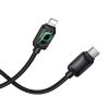 Кабель Hoco U146 USB C до Lightning PD 30W 1.2 м з LCD Black (6942007671361)