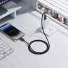 Кабель Hoco U146 USB C до Lightning PD 30W 1.2 м з LCD Black (6942007671361)