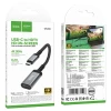 Переходник Hoco UA43A USB-C to HDMI 4K 30Hz 0.2m Grey (6942007671507)