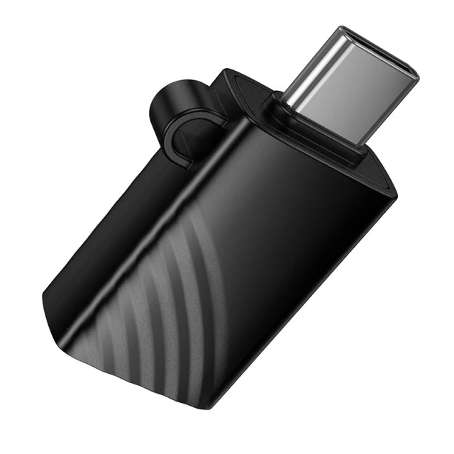 Кардридер TF 2.0 USB-C Hoco HB53 Black (6942007671552)