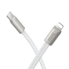Кабель Hoco X125 USB C до Lightning PD 30W плоский 1 м White (6942007671675)