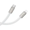 Кабель Hoco X125 USB C до Lightning PD 30W плоский 1 м White (6942007671675)