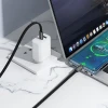 Кабель Hoco X125 USB C to USB C 3A 60W плоский 1 m Black (6942007671682)