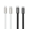 Кабель Hoco X125 USB C to USB C 3A 60W плоский 1 m Black (6942007671682)