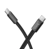 Кабель Hoco X125 USB C to USB C 3A 60W плоский 1 m Black (6942007671682)