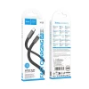 Кабель Hoco X125 USB C to USB C 3A 60W плоский 1 m Black (6942007671682)