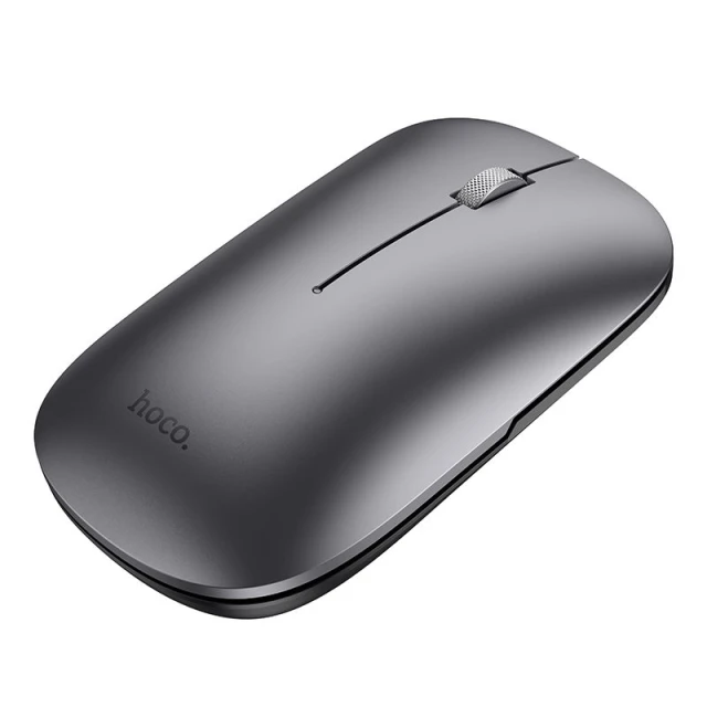 Миша бездротова Hoco GM43 dual-mode (Bluetooth, 2.4G) 1600 dpi Grey (6942007671859)