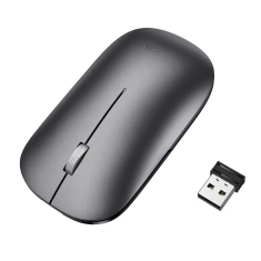 Миша бездротова Hoco GM43 dual-mode (Bluetooth, 2.4G) 1600 dpi Grey (6942007671859)