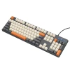 Клавіатура провідна QWERTY Hoco GM61 White Grey Orange (6942007672085)