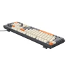 Клавіатура провідна QWERTY Hoco GM61 White Grey Orange (6942007672085)