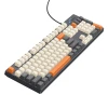 Клавіатура провідна QWERTY Hoco GM61 White Grey Orange (6942007672085)