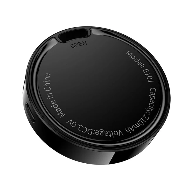 Локалізатор Hoco E101 сумісний з Apple Find My та Google Find My Device Black (6942007672641)