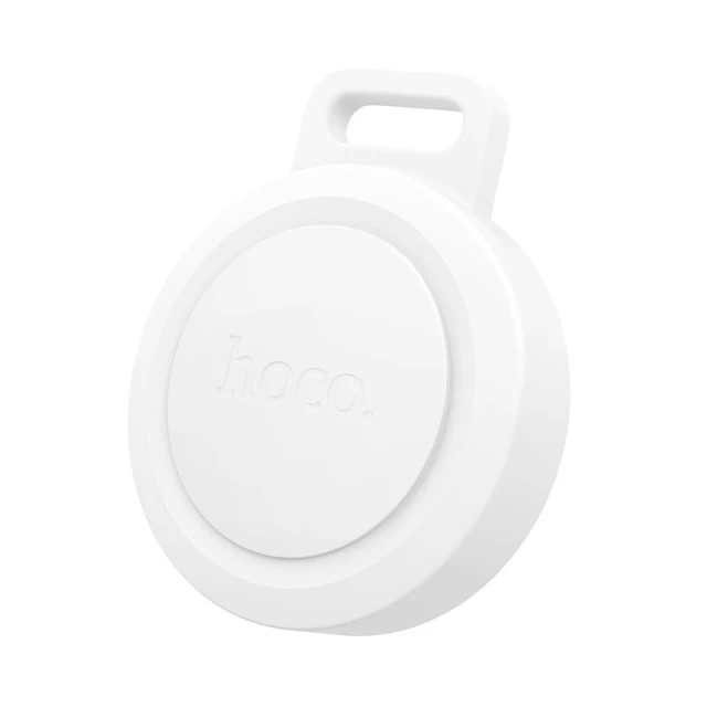 Локалізатор Hoco E101 сумісний з Apple Find My та Google Find My Device White (6942007672658)