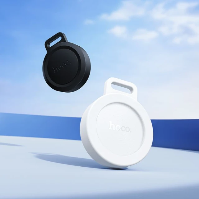 Локалізатор Hoco E101 сумісний з Apple Find My та Google Find My Device White (6942007672658)