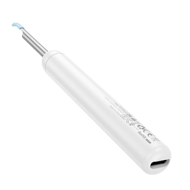 Очищувач для вух Hoco з Wi-Fi камерою HP65 White (6942007672733)