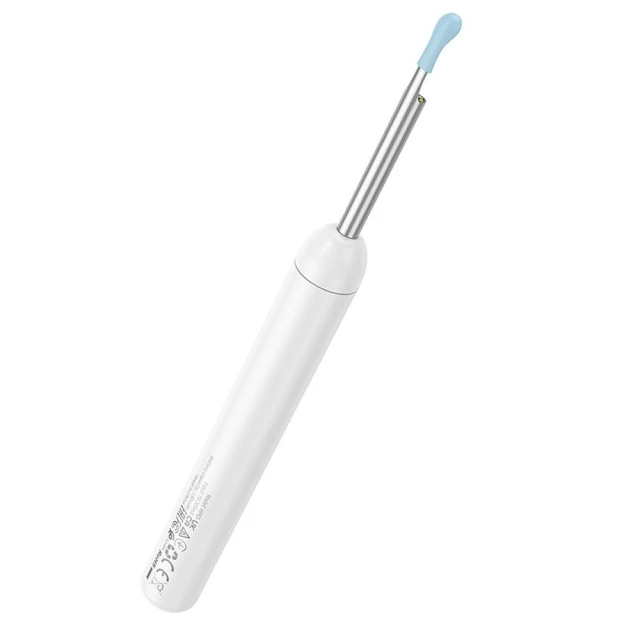 Очищувач для вух Hoco з Wi-Fi камерою HP65 White (6942007672733)