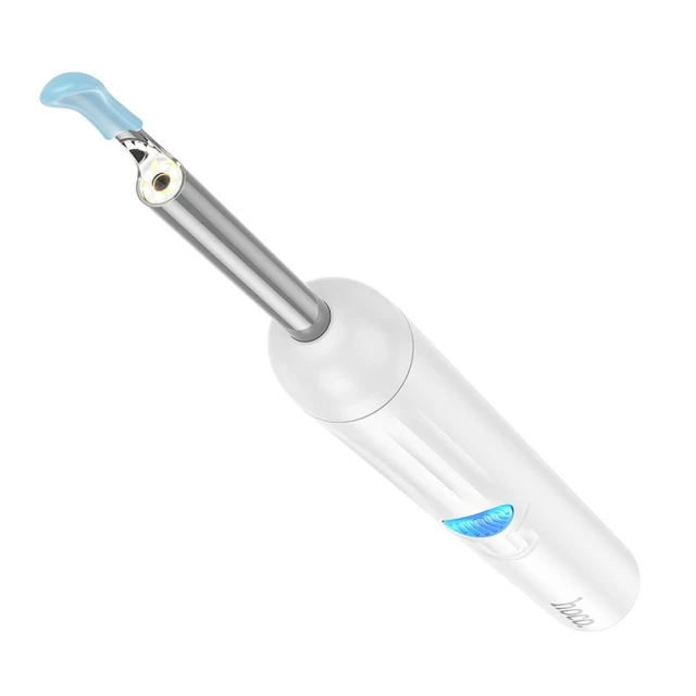 Очищувач для вух Hoco з Wi-Fi камерою HP65 White (6942007672733)