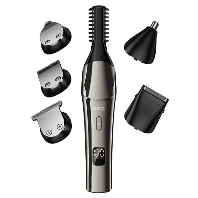 Машинка для стрижки волосся Hoco HP26 Grey (6942007672771)