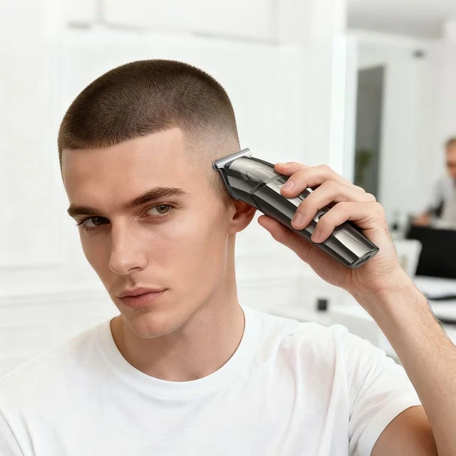 Машинка для стрижки волосся Hoco HP26 Grey (6942007672771)