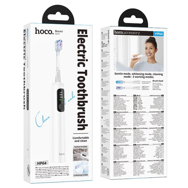 Електрична зубна щітка Hoco HP64 White (6942007672788)