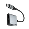 Адаптер Hoco UPA34A AUX USB C на 2x USB C max 10W Grey (6942007673563)
