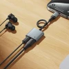 Адаптер Hoco UPA34A AUX USB C на 2x USB C max 10W Grey (6942007673563)