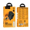 Мережевий зарядний пристрій Hoco N75 2x USB-C + USB-A QC3.0 PD 65W + кабель USB-C Black (6942007673846)