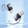 Адаптер Hoco UA46B OTG USB A на USB C Grey (6942007675642)