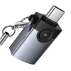 Адаптер Hoco UA46C OTG USB C на USB A 3A Grey (6942007675659)