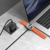 Кабель Hoco CW66 USB C - USB C PD100W с функцией зарядки Apple Watch 1.2 м Black (6942007675680)
