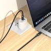 Кабель Hoco U153 Extreme USB-C to USB-C PD 5A 100W 1.2m Black (6942007677233)