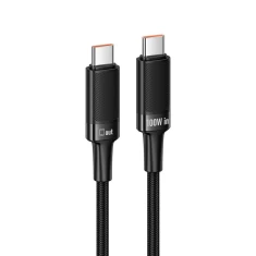 Кабель Hoco U153 Extreme USB-C to USB-C PD 5A 100W 1.2m Black (6942007677233)