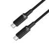 Кабель Hoco U153 Extreme USB-C to USB-C PD 5A 100W 1.2m Black (6942007677233)