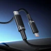 Кабель Hoco U153 Extreme USB-C to USB-C PD 5A 100W 1.2m Black (6942007677233)