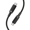 Кабель Hoco U153 Extreme USB-C to USB-C PD 5A 100W 1.2m Black (6942007677233)