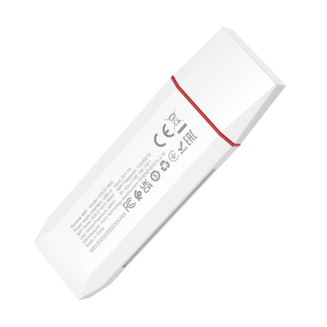 Роутер Hoco HI43 4G LTE WiFi 6 White (6942007677257)