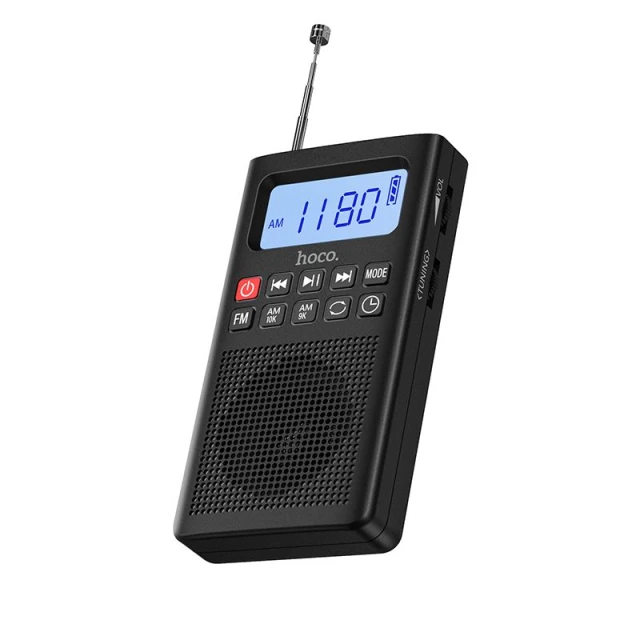 Радіо портативне Hoco HI51 Black (6942007677417)