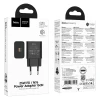 Сетевое зарядное устройство Hoco N76 USB-C QC PD 25W Black (6942007679152)