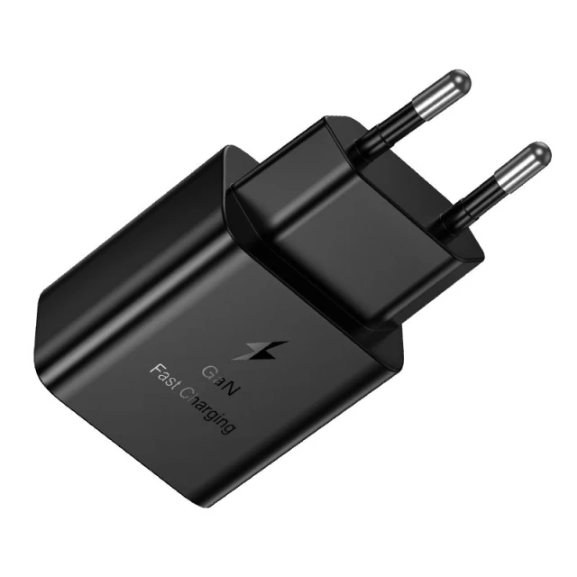Сетевое зарядное устройство Hoco N76 USB-C QC PD 25W Black (6942007679152)