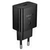 Сетевое зарядное устройство Hoco N76 USB-C QC PD 25W Black (6942007679152)
