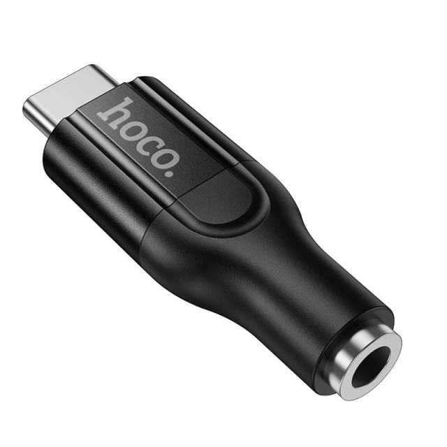 Перехідник Hoco UPA35 MIA USB-C на 3.5mm Black (6942007680318)