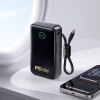 Powerbank Hoco 20000 mAh PD QC 2A 45W з вбудованим кабелем USB C Q54 White (6942007680486)