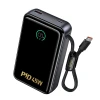 Powerbank Hoco 20000 mAh PD QC 2A 45W з вбудованим кабелем USB C Q54 White (6942007680486)