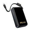 Powerbank Hoco 20000 mAh PD QC 2A 45W з вбудованим кабелем USB C Q54 White (6942007680486)