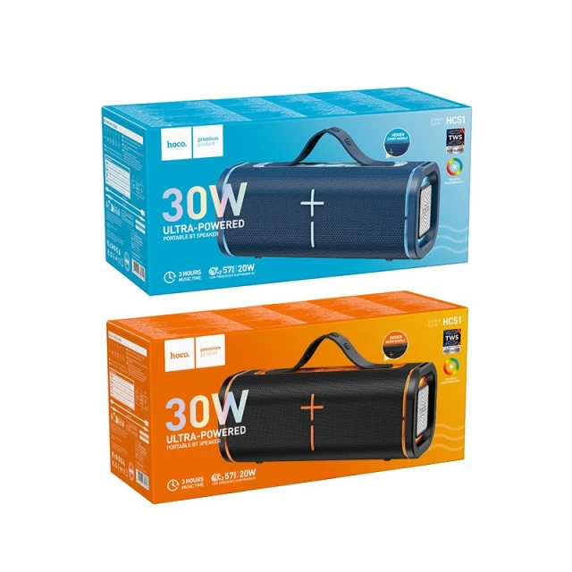 Колонка Hoco HC51 Bluetooth 30W Blue (6942007680615)