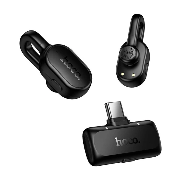 Микрофон беспроводной USB-C Hoco L27 Black (6942007680646)
