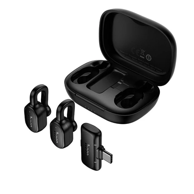 Микрофон беспроводной USB-C Hoco L27 Black (6942007680646)