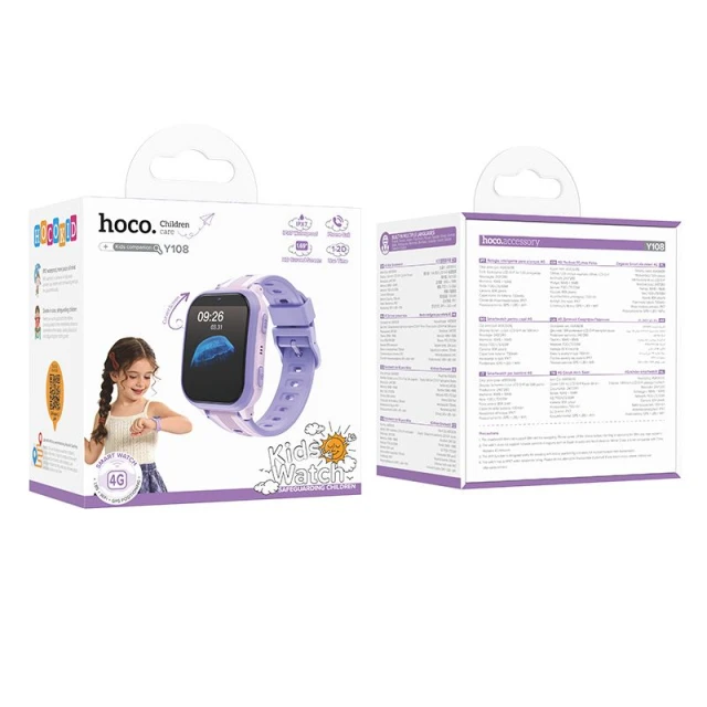 Смарт-годинник Hoco Y108 дитячий 1.69
