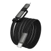 Кабель Hoco X125 USB C to USB C/Lightning Black (6942007681032)